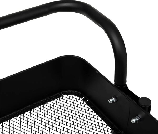 Кухненска количка 5five Black Edition, Черен, Метал, 3 нива