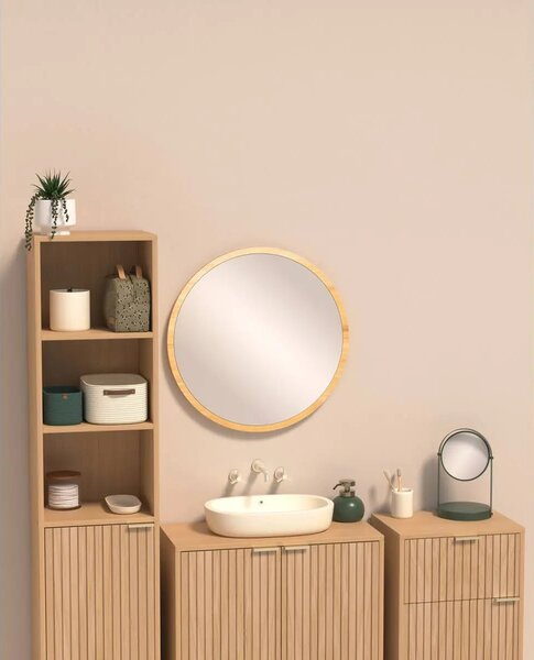 Сет кош за съхранение 5five Ficus, 3 бр - Слонова кост