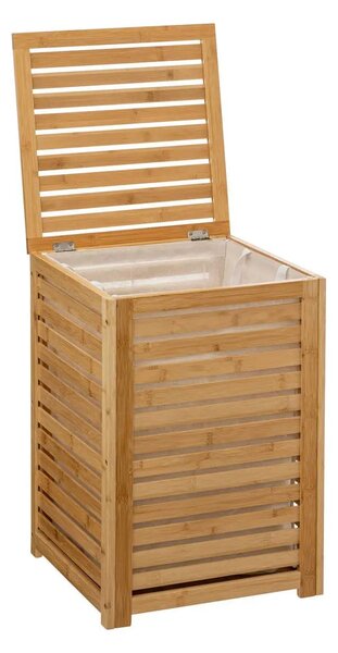Кош за пране 5five Sicela, Бамбук, 65 L - Черен