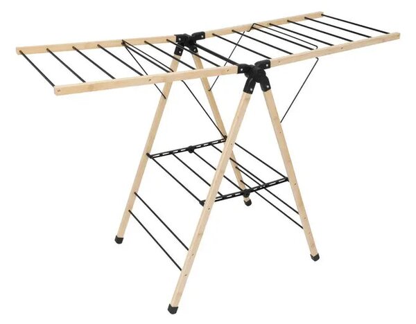 Сушилник за дрехи 5five Black Bamboo Bridge, Бамбук Черен, 13 m