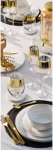Комплект прибори Secret de Gourmet Gold, Инокс, 16 части
