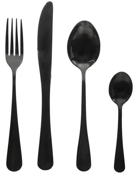 Комплект прибори Secret de Gourmet Shadow, Инокс, 16 части