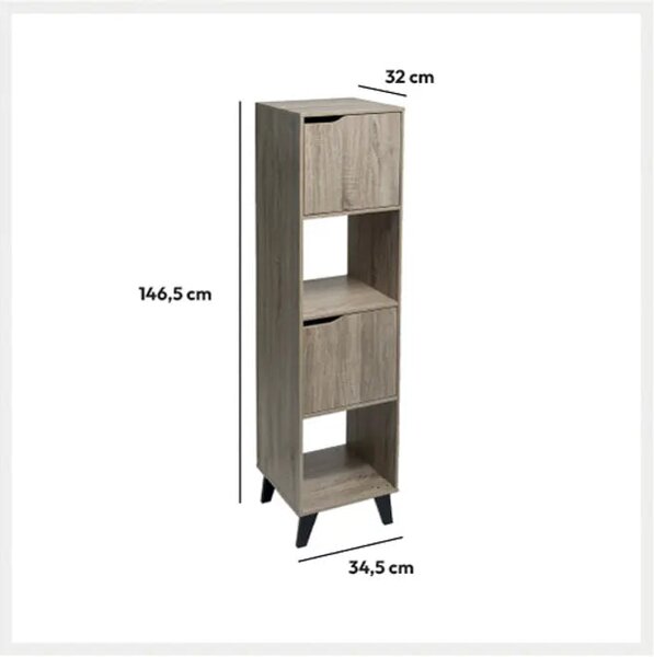 Рафт 5five Mix'n Modul Natural Ceda Tall, 4 отделения