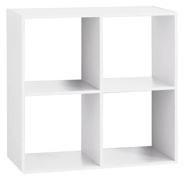 Рафт 5five Mix'n Modul, 4 отделения, Бял