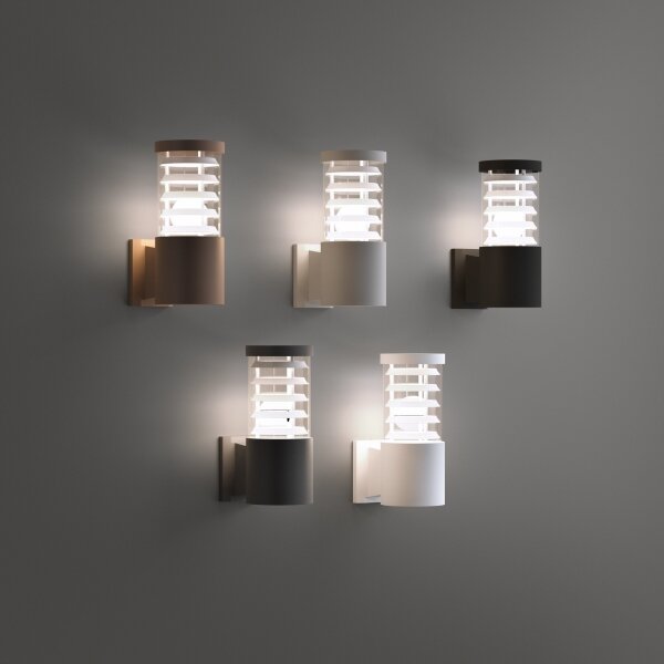 Ideal Lux - Външно стенно осветително тяло TRONCO 1xE27/42W/230V IP44 антрацит