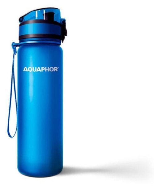 Бутилка Aquaphor City Tritan, филтрираща, 500 мл, синя
