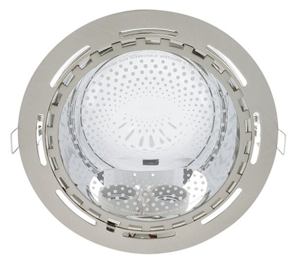 LED луна ELMARK 92210LEDW/SN, 2x9W, 230V, 2x750lm, 4000K, защита (IP44), сатен никъл