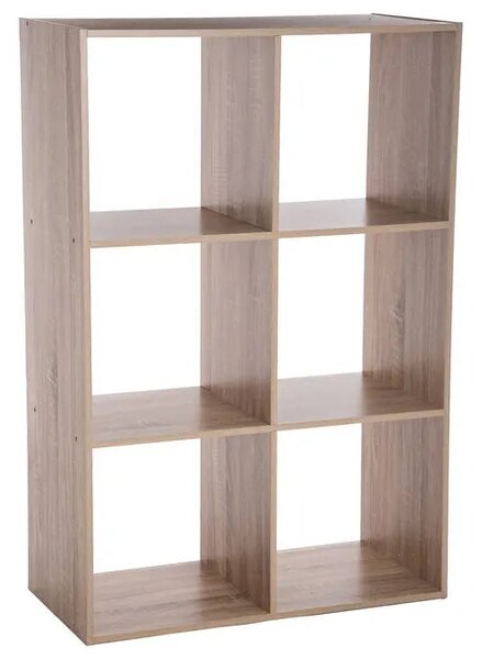 Рафт 5five Mix'n Modul, 6 отделения, MDF, 68x32x101 cm - Дървесен