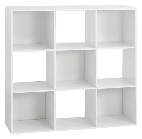 Рафт 5five Mix'n Modul, 9 отделения, MDF, 101x32x101 cm - Сив