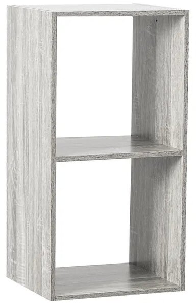 Рафт 5five Mix'n Modul, 2 отделения, MDF, 35x32x68 cm - Сив