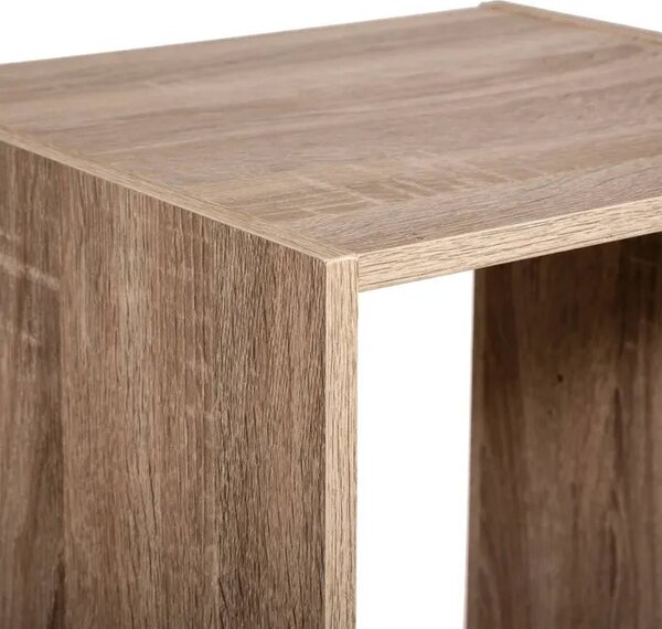 Рафт 5five Mix'n Modul, 4 отделения, MDF, 35x32x134 cm - Дървесен