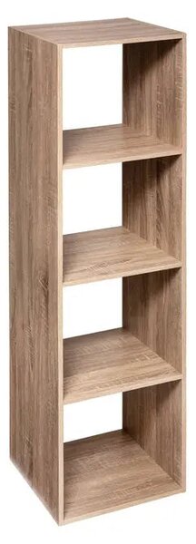 Рафт 5five Mix'n Modul, 4 отделения, MDF, 35x32x134 cm - Дървесен