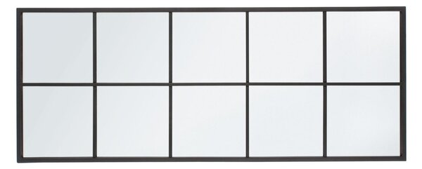 Bizzotto Огледало Nucleos черно с рамка 125x50 cm