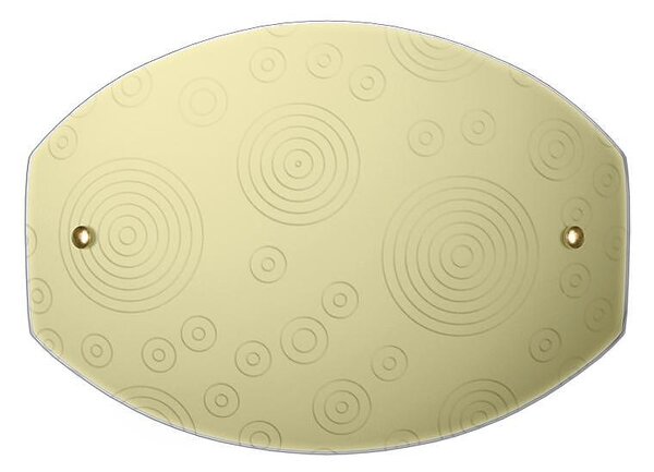 Аплик ОЗОН LED, 285х200, екрю гланц, 6W, 4000K