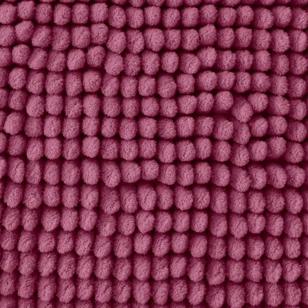 Тъмнорозов килим за баня 50x80 cm Bobble – Catherine Lansfield