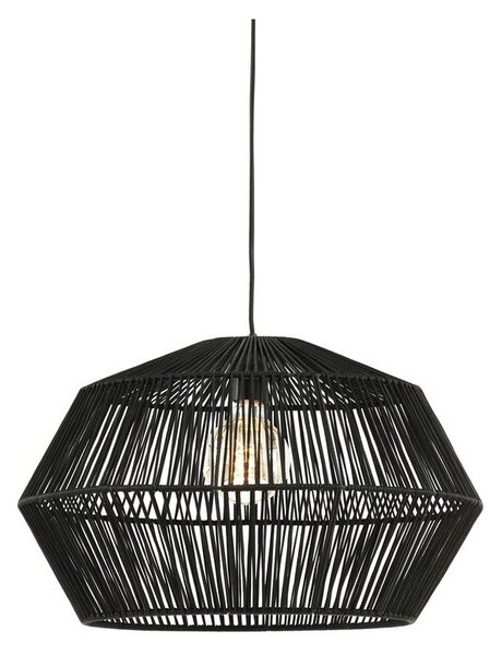 Матово черно таванно осветително тяло ø 49 cm Deya - Light & Living