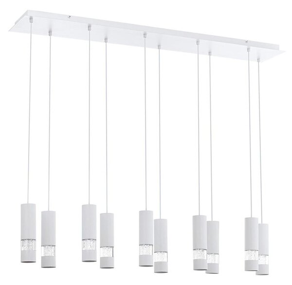 Eglo 39703 - LED Висящ полилей BERNABETA 10xGU10/5W/230V бял