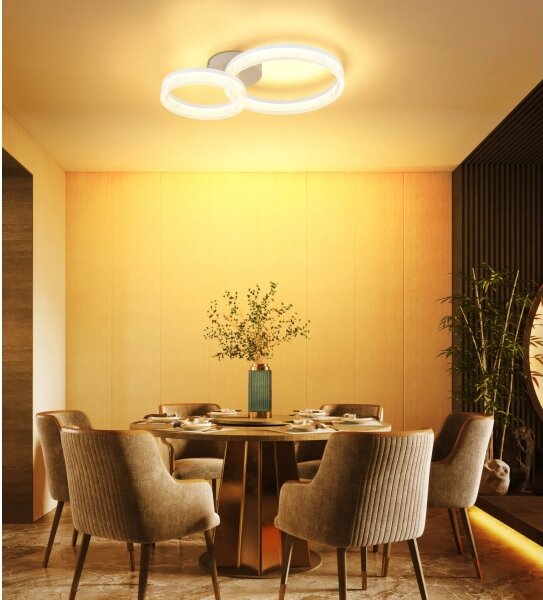 Globo 48046D2 - LED плафон ZARA LED/24W/230V 3000K 33x50 cm
