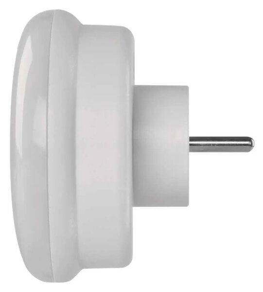 LED нощна лампа със сензор и вграден контакт LED/0,3W/230V