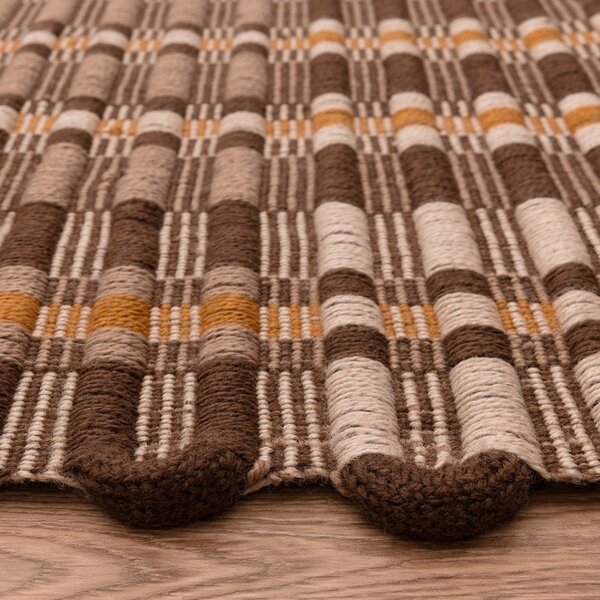 Кафяв ръчно изработен килим 160x230 cm – Asiatic Carpets