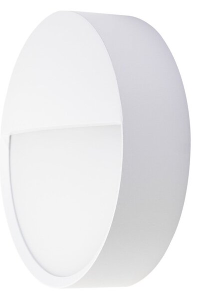 BRUMBERG LED външна стенна лампа EYE, полуоткрита, бяла, CCT, IP65, Бял, Коридор, Алуминий, Модерен
