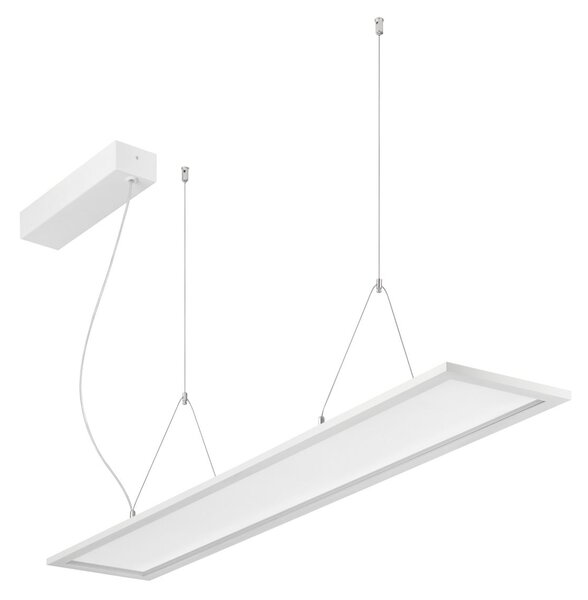BRUMBERG LED висяща лампа Adara 119,5 см, включване/изключване, 2 цв., Бял, кабинет / офис, Алуминий