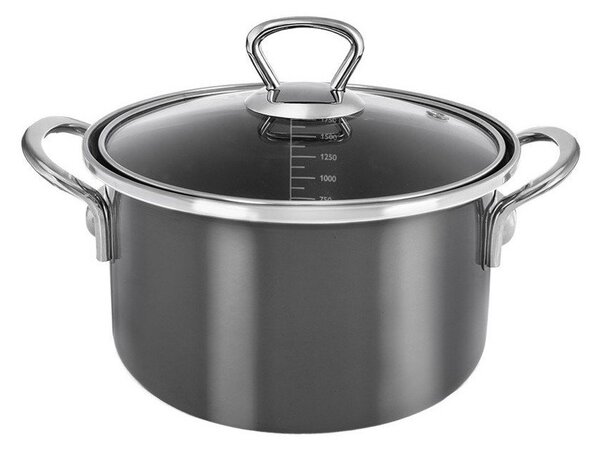 Емайлирано гърне с капак 1,75 l Metalic – Orion