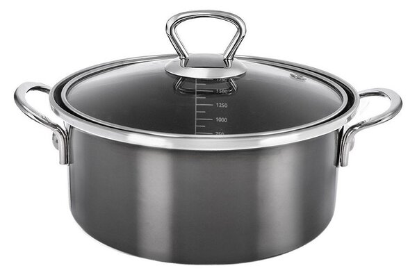 Емайлирана касерола с капак 2,5 l Metalic – Orion