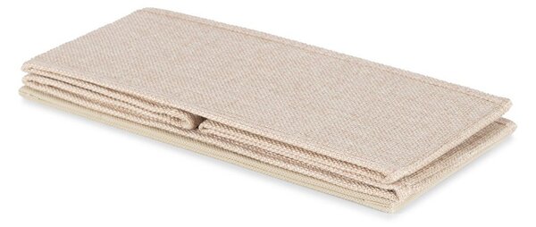 Бежова текстилна кутия за съхранение 28x12x12 cm Sandy – Compactor