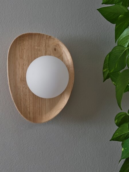 Osram - Стенно осветително тяло WOOD NEST 1xG9/5W/230V, корпус от каучуково дърво