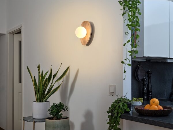 Osram - Стенно осветително тяло WOOD NEST 1xG9/5W/230V, корпус от каучуково дърво