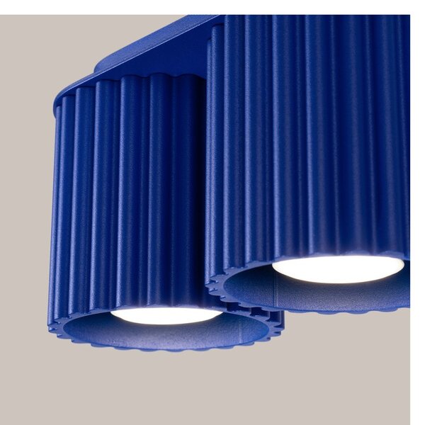 Син метален прожектор 10x21 cm Zora – Sollux