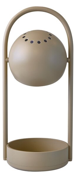 FRANDSEN LED акумулаторна настолна лампа Ball Portable, пясъчно сива, стомана, Затъмняване, Сив, Дневна/трапезария, Метал, Дизайн