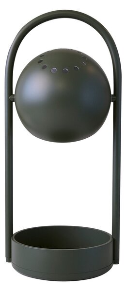 FRANDSEN LED акумулаторна настолна лампа Ball Portable, маслиненозелена, стомана, Затъмняване, Зелен, Дневна/трапезария, Метал, Дизайн