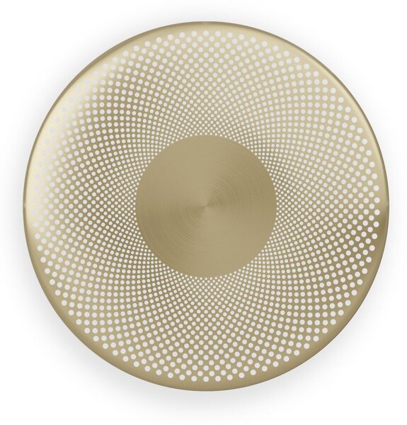 Northern LED стенна лампа Glint месингов цвят, стомана, Ø 25 cm, Затъмняване, Злато / месинг, Дневна/трапезария, Алуминий, Дизайн