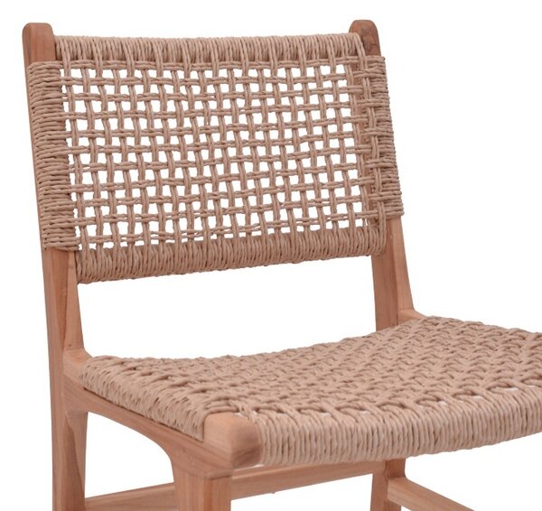 Градински стол Sponze Boho Pako World Natural 50x58x85 cm
