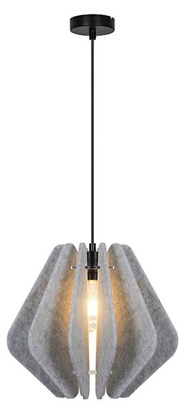 Полилей на кабел MARGARET 1xE27/40W/230V сив
