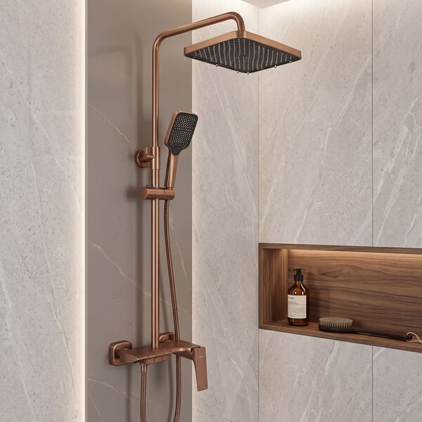 Комплект за душ PREMIUM REA JOE Brush Copper