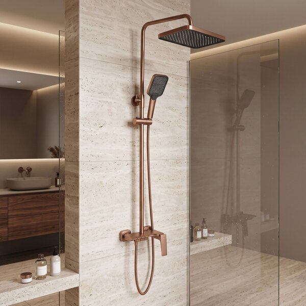 Комплект за душ PREMIUM REA JOE Brush Copper