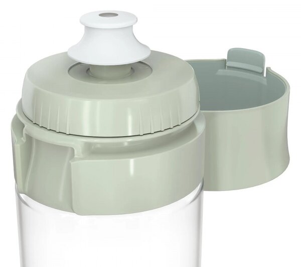 Филтрираща бутилка за вода Brita Fill & Go Vital, 600 мл, MicroDisc филтри, Без BPA, Светлозелен