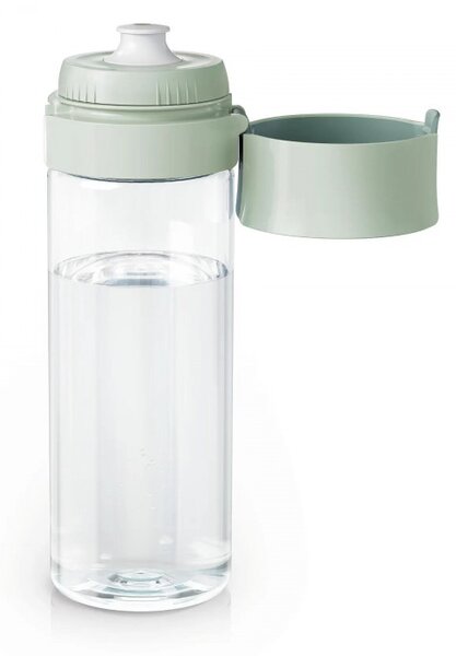 Филтрираща бутилка за вода Brita Fill & Go Vital, 600 мл, MicroDisc филтри, Без BPA, Светлозелен