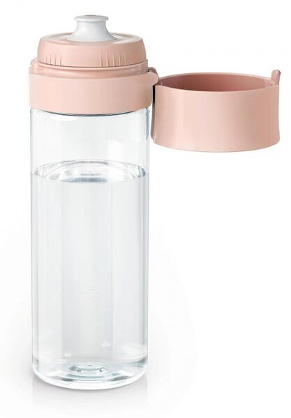 Филтрираща бутилка за вода Brita Fill & Go Vital, 600 мл, MicroDisc филтри, Без BPA, Розов