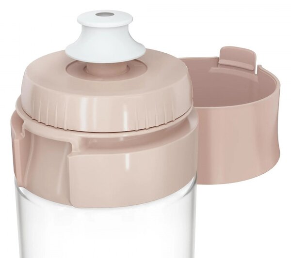 Филтрираща бутилка за вода Brita Fill & Go Vital, 600 мл, MicroDisc филтри, Без BPA, Розов