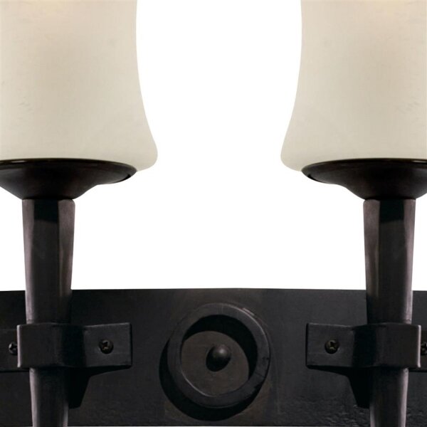 Searchlight 0812-2BK - Настенно осветително тяло CARTWHEEL 2xE27/60W/230V
