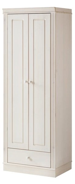 Бял гардероб от масивен бор 65x180 cm Anita – Støraa