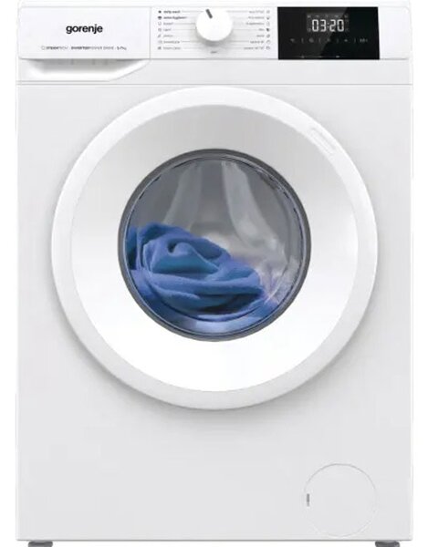 Пералня Gorenje WNGPI72SBS, клас B, 7 кг капацитет, 1200 оборота в минута, 15 програми, работи с пара, бяла