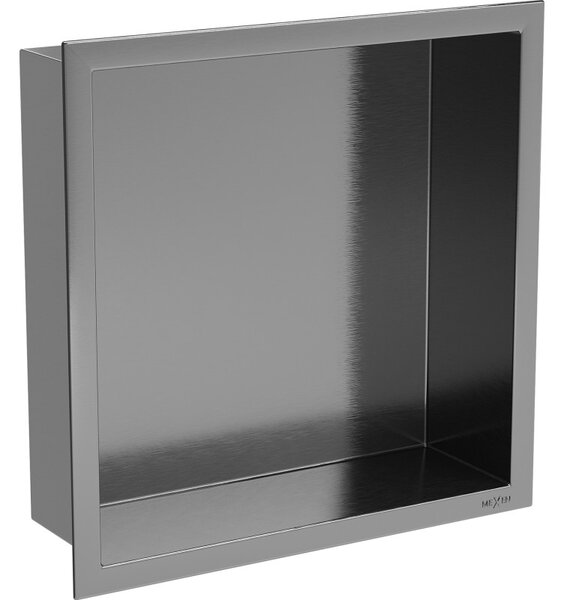Mexen X-Wall-R нишева полица с яка 30 x 30 см, четкано оръжееносиво - 19E0303010
