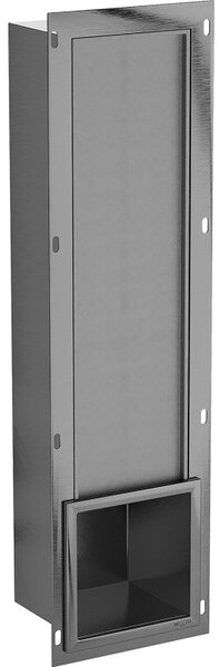 Mexen X-Wall-B поставка за тоалетна хартия, четкано оръжейно сиво - 19E5
