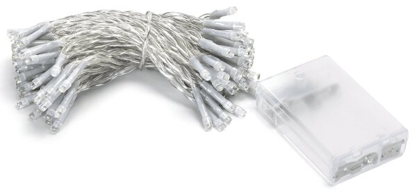 Aigostar - LED коледна гирлянда 100xLED/3xAA 10,3m студено бяло