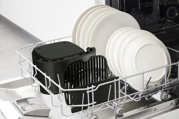 Черен фритюрник с горещ въздух Easy Fry & Grill XXL EY801815 – Tefal